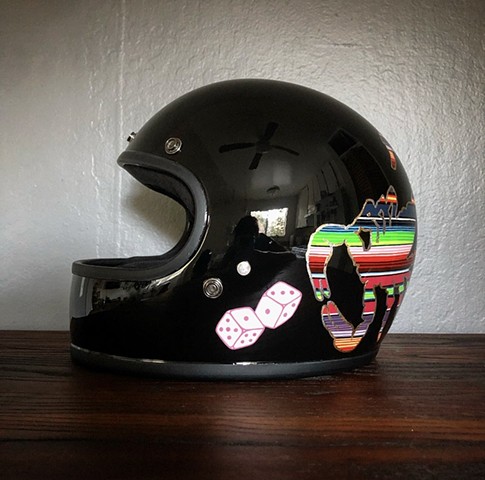 Tijuana Scorpions helmet (Size M)