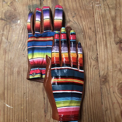 Grifter Gloves sculpture