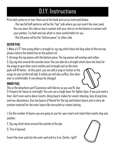 DIY Menstrual Pads page 2