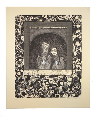 Miriam Schapiro, Untitled (Frida & Diego)