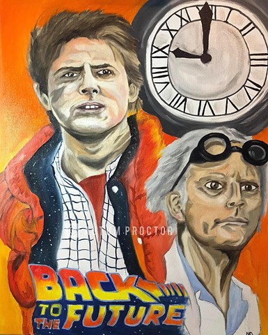 Back to the Future Print