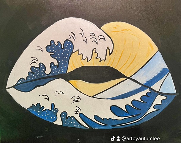 Great Wave Print $20.00