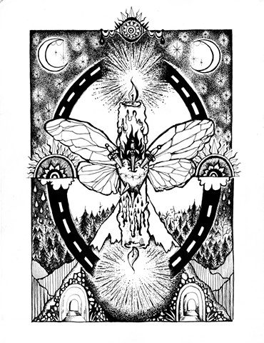 Cicada and the First Fig /// Two Roads to Three of Swords (It Will Not Last the Night)