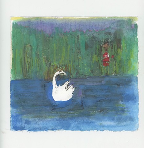 Boy and Swans #4