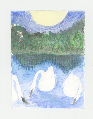 Boy and Swans #5
