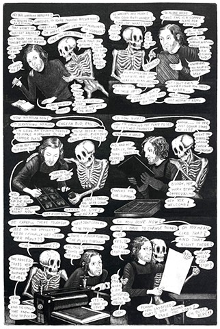 The Trials and Tribulations of Making an Etching Etching, Aquatint, Drypoint, and Burnishing on Hahnemühle Paper 12 in x 18 in 2022 Edition of 10