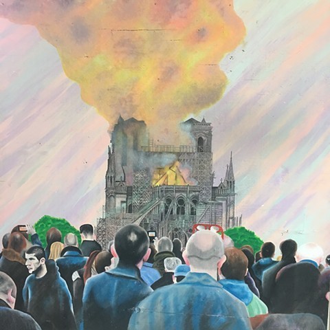 Recollection of the Fire of Notre Dame