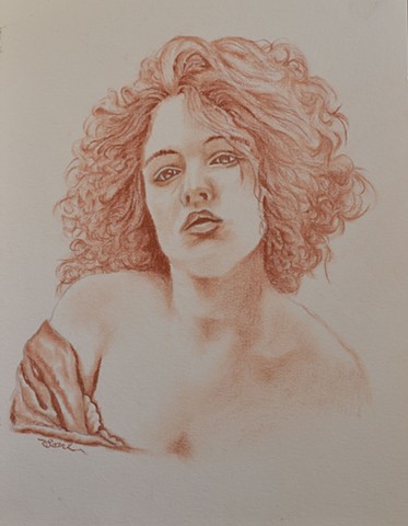 "Portrait Study in Sepia"