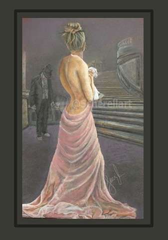 Lady Waiting by Scherell Art
