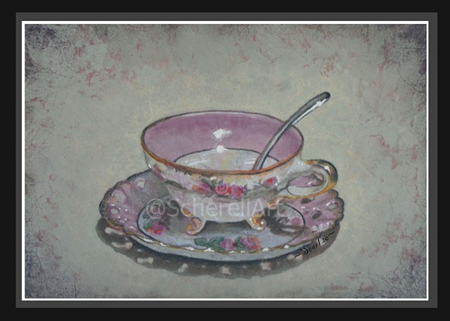 Afternoon Tea by Scherell Art