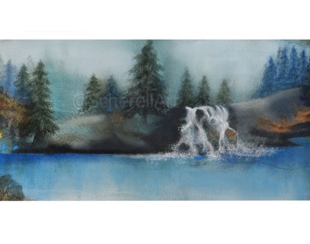"Shore of Turquoise Lake"