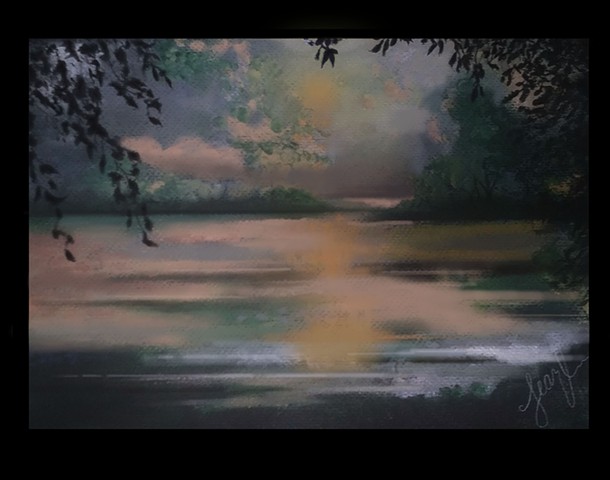 "A Peaceful Lagoon"