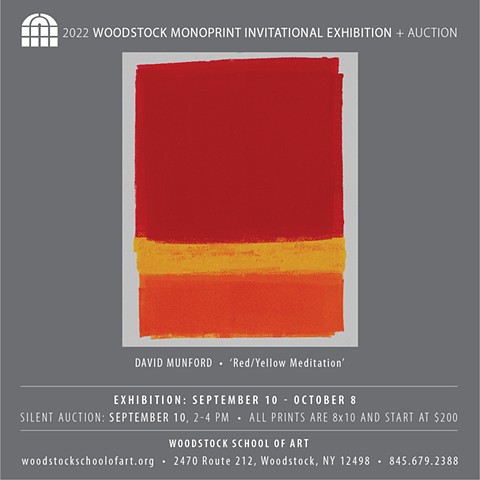 Woodstock Monoprint Invitational Exhibition & Auction