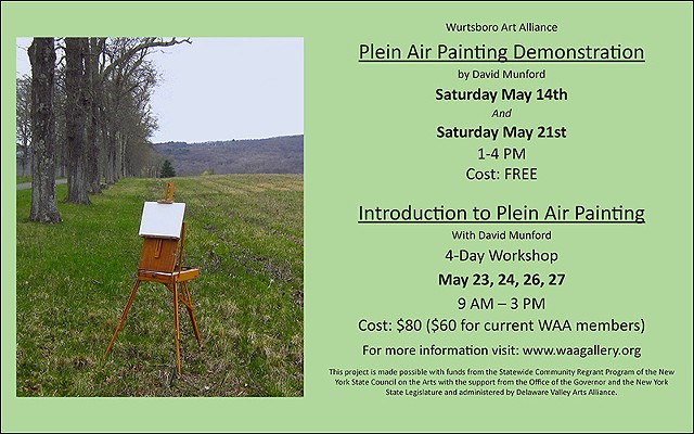 Plein Air Painting Demonstrations and Workshop