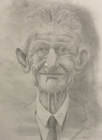 Older man with rather large ears