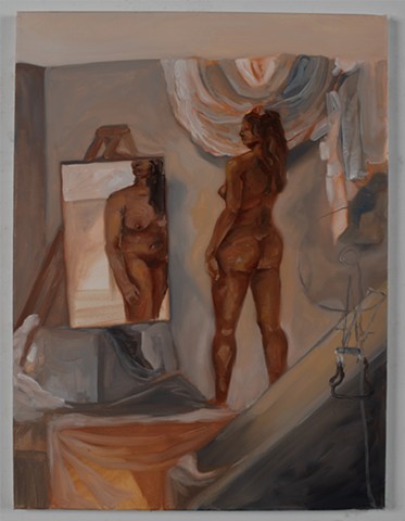 Figure Study with Transparent Lamp