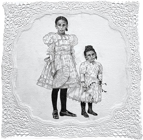 Laurel Garcia Colvin, "Handkerchief Drawing #3"