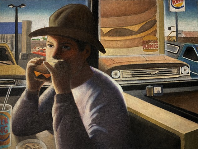 Amy Hill, “Man With Burger”