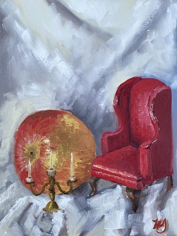 Apple and Chair 
