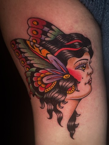 lady head