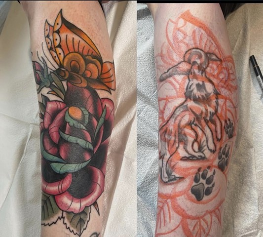 Rose cover up