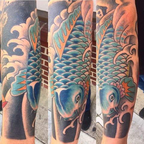 Blue Koi