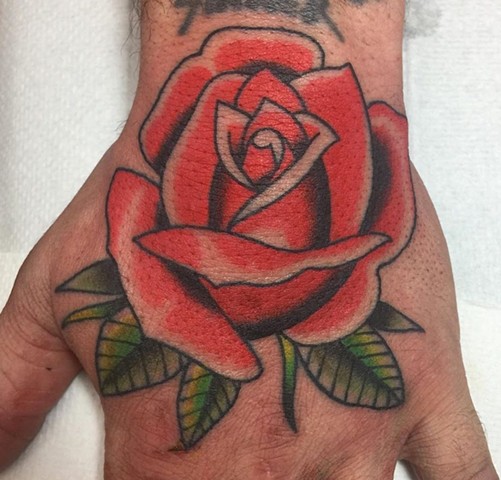 Rose on Hand