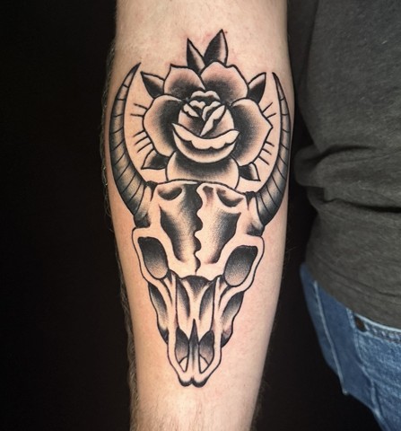 Rose and Skull