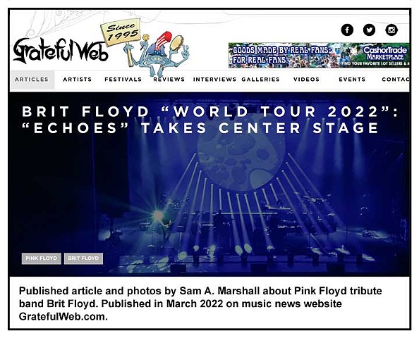 Online SAM Music News Feature with Photos, March 2022