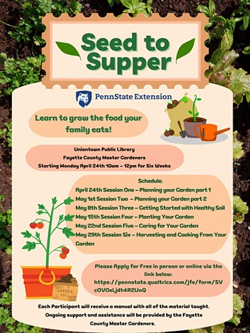 Seed to Supper Event Flyer