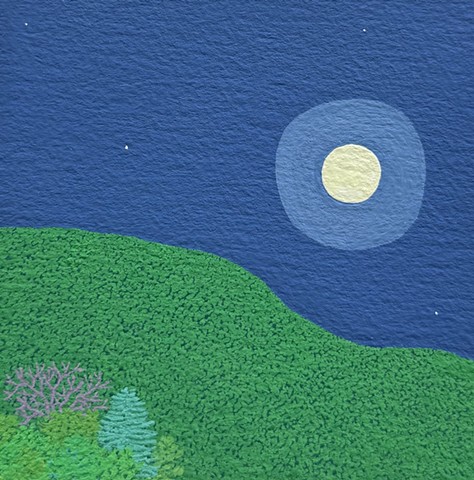 Full Moon With Ring Wyatt Mt