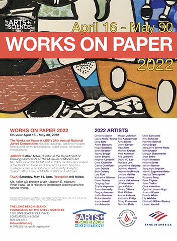 Works On Paper 2022, LBIF 24th Annual National Juried Exhibition 
