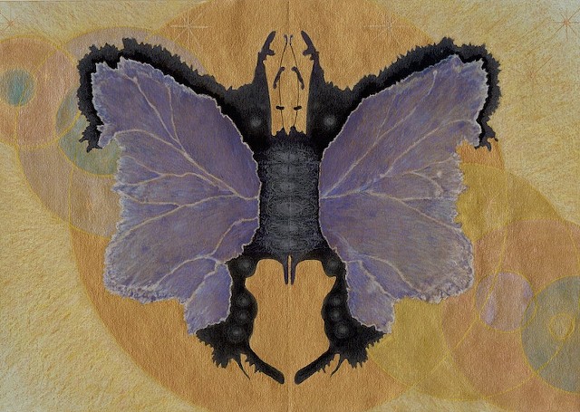 Rorschach Studies: Azure Butterfly