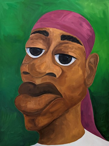 Portrait of Malik (Click to view price)