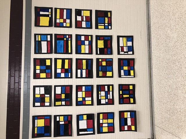 Abstract Mondrian