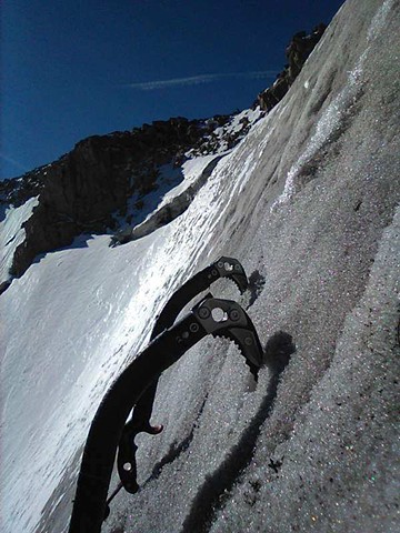 Tindal Glacier / 2021 Alpine solo / Wide Bergschrund