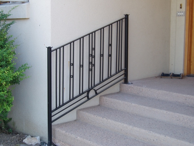 4 step rail at Bernie and Lori Levingers, Fort Collins, CO.