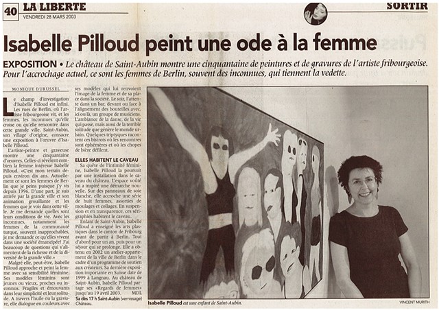 2003 La Liberté - Regard(s) de femme(s), expo solo