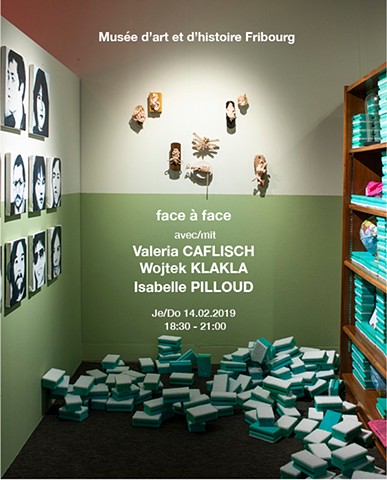 expo MAHF : Carte blanche / Au café , Valeria Caflisch  Wojtek Klakla  Isabelle Pilloud