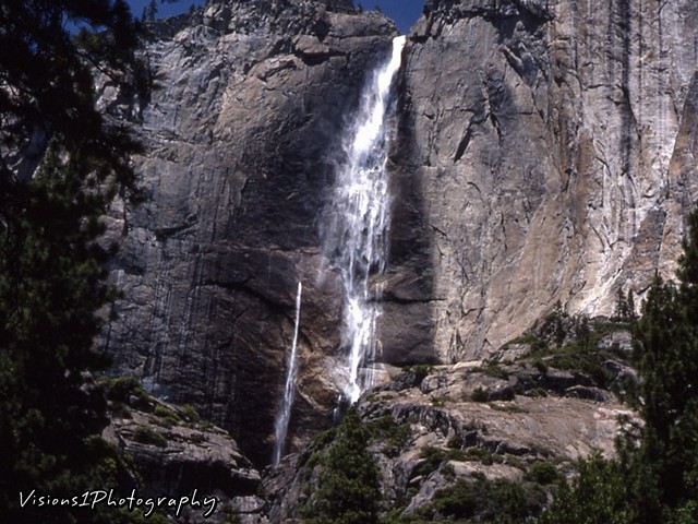Upper and Lower Yosemite Falls  Yosemite National Park Ca.