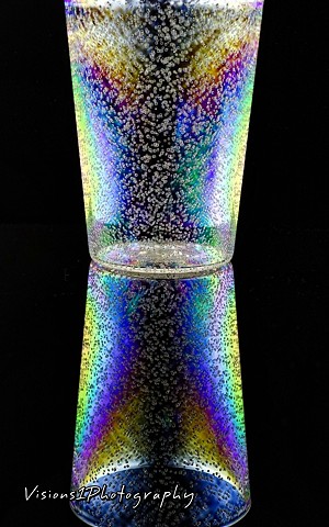 Photoelasticity Glass with Air Bubbles