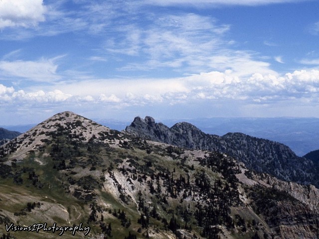 Summer Mountain Range Snowbird Utah