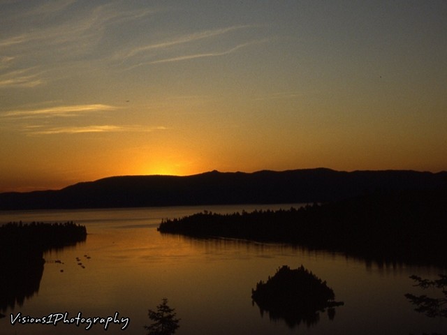 Lake Tahoe at Sunrise Ca.