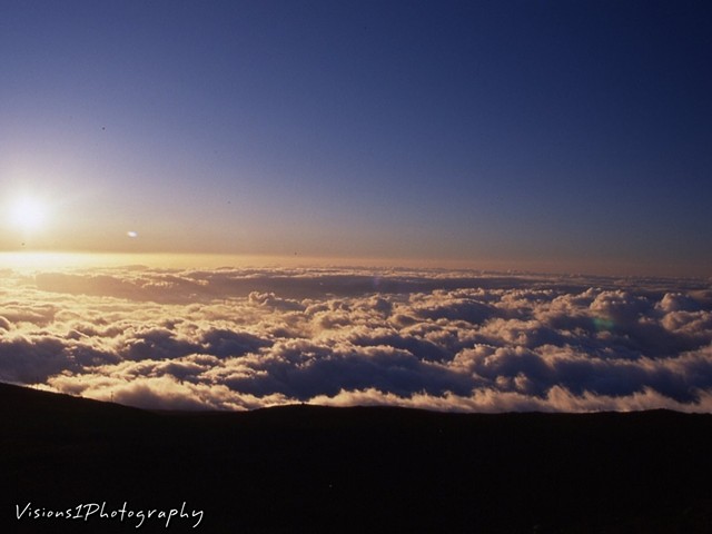 Haleakala Crater at Sunset Haleakala National Park Maui Hi