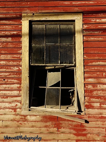 Old Red Barn Window Vt.