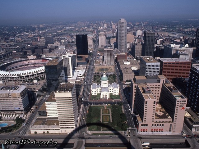 Top of the Arch St. Louis Mo.