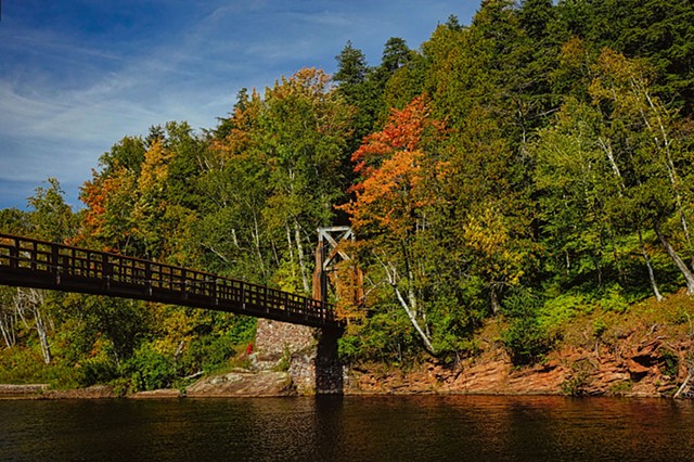 Black River Harbor Suspension Bridge