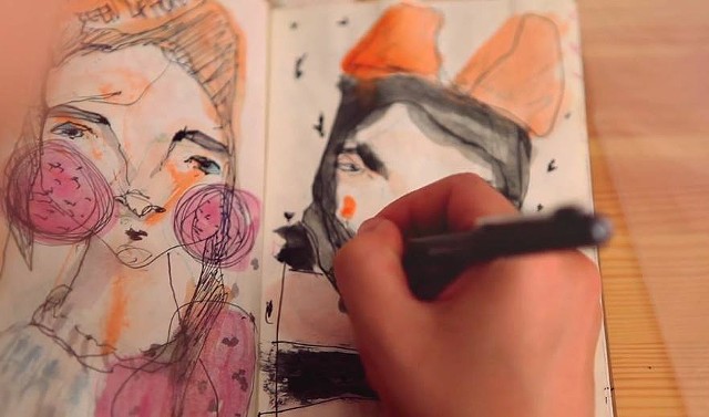 Film still of mini documentary made about my practice by Melbourne filmmakers History Films 2012