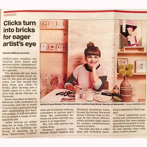 Opening of my capsule store at Brick+Mortar Norwood