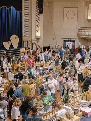 Amazing turnout at the inaugural Adelaide Ceramics market by Ashlee Hopkins - photo by Leah Menner 